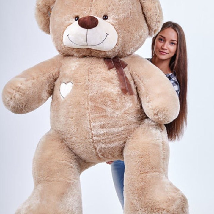 Бурый плюшевый мишка большой в Волгограде