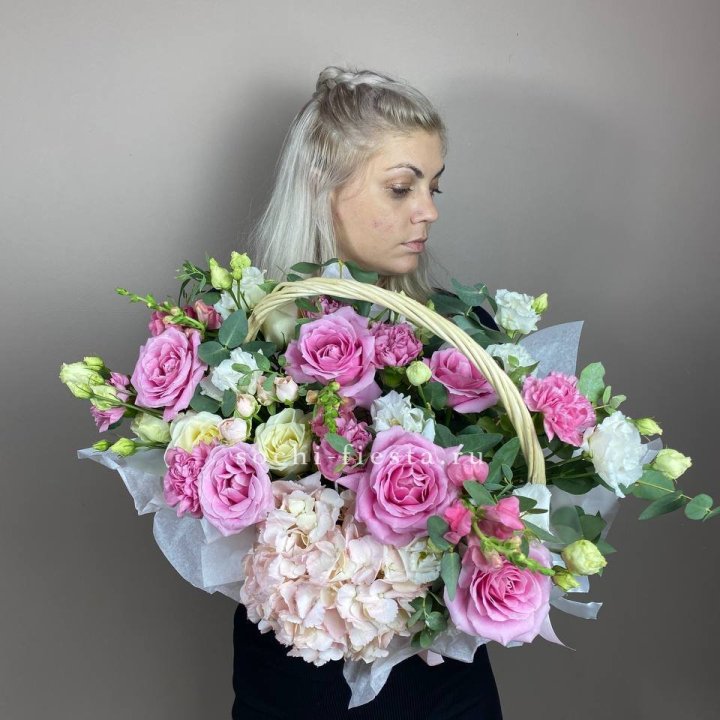 Цветочная корзина № 5 в Волгограде