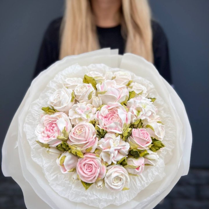 Сладкий букет из ЗЕФИРА нежный в Волгограде